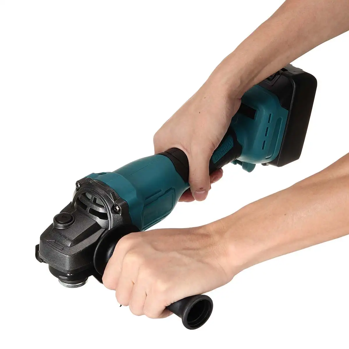 

100mm 4 Speed Brushless Electric Angle Grinder Grinding Machine Cordless DIY Woodworking Power Tool For 18V Makita Battery