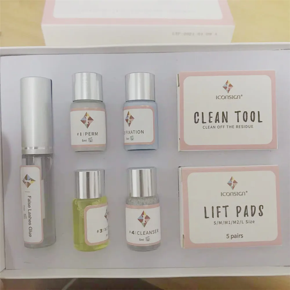 

Perming Curling Nutritious Growth Mini Eyelash Perming Kit lashes lifting Cilia Lift Extension Perm Set with eye pads