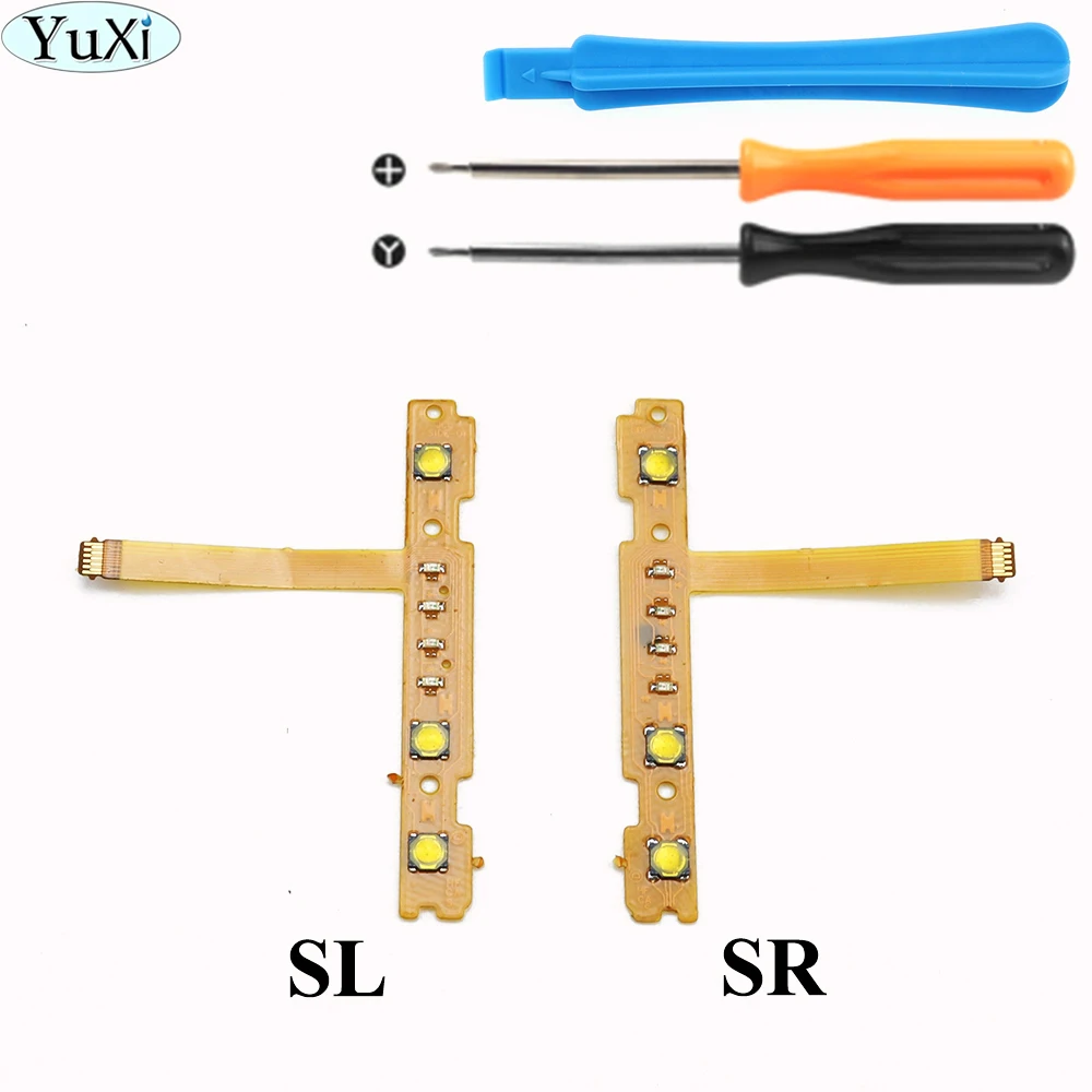 Кнопка YuXi L/R SL SR для игрового контроллера Nintend Switch JoyCon NS с отверткой | Электроника