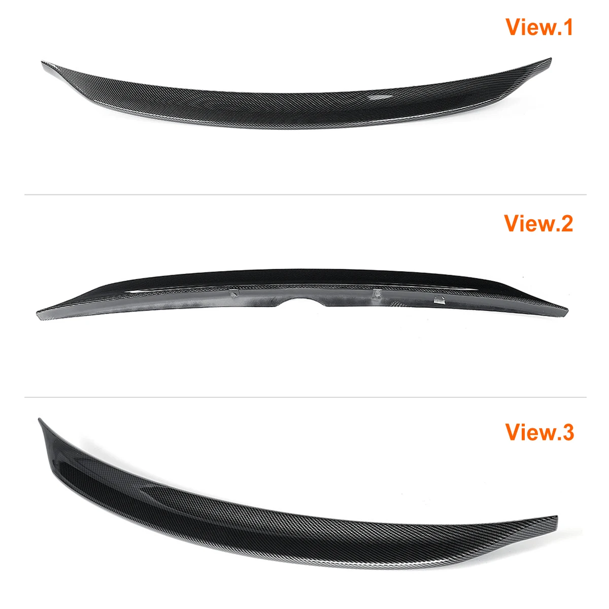 

Glossy Black Duckblill High Kick Rear Trunk Lid Spoiler Wing Subaru Fit for SubaruWRX STI VA1 VA2 2015-2021