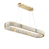 led gold silver crystal designer hanging lamps chandelier lighting lustre suspension luminaire lampen for dinning room