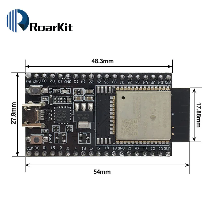 Макетная плата ESP32 с ядром для Arduino процессором и 1 5 |Интегральные схемы| |