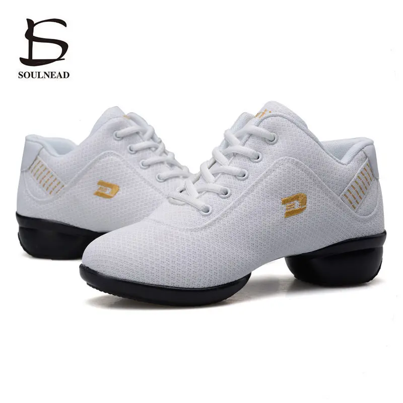 Mesh dance Shoes Woman Modern Jazz Dance Shoes Girl's Sports Soft Outsole Feature Female Hip Hop Waltz Female Fitness Sneakers