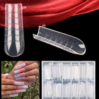 120 шт. верхняя форма для полимерного геля для ногтей, форма для быстрого наращивания, Пластиковая форма для пальцев, акриловые накладные Типсы, формы для УФ-наращивания ногтей