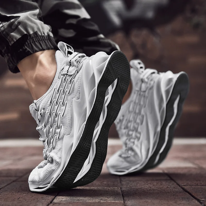 Blade Мужская обувь 2020 новая мода сетка тренд Повседневная универсальная