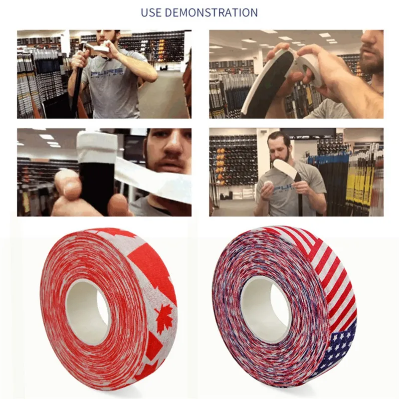 

2.5 cm x 25 cm Hockey Tape Sport Football Volleyball Basketball Knee Pads Safety Anti-slip Hockey Stick Tape