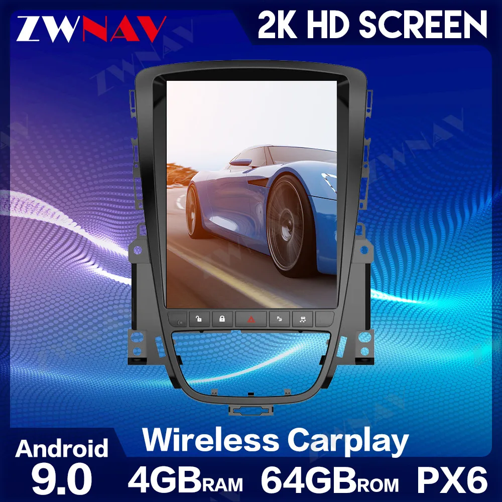 

ZWNAV Vertical Screen Tesla Style 10.4'' Android 9.0 Car Radio For Opel ASTRA J Buick Car Dvd Player Auto GPS Navigation WIFI