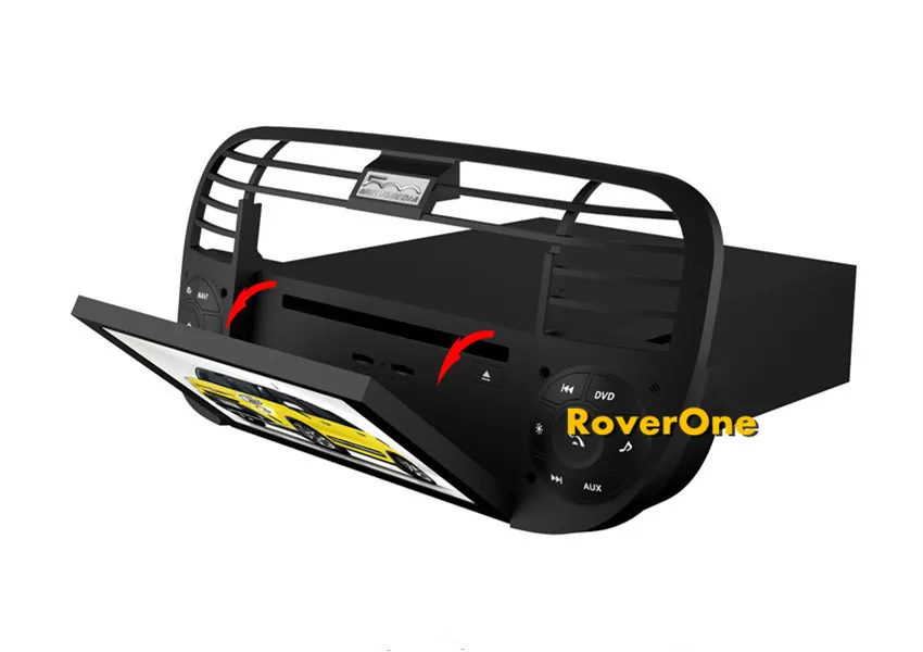 Для Fiat 500 Cinquecento Abarth 2007 2008 2009 2010 2011 2012 2013 Android 8 0 Автомобильный мультимедийный плеер