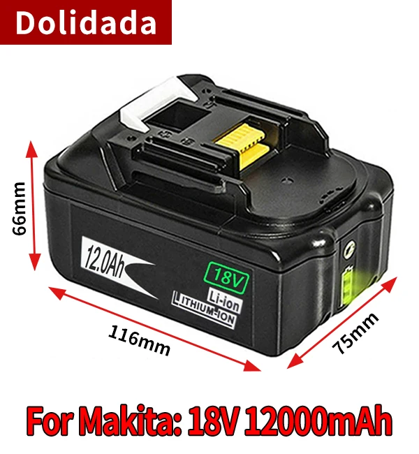 Оригинальный для Makita 18V 16000 мА/ч 16.0Ah Перезаряжаемые Мощность инструменты Батарея