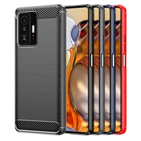 silicone case for xiaomi 11t pro case for xiaomi 11t pro cover shockproof carbon fiber protective shell for xiaomi 11t pro coque