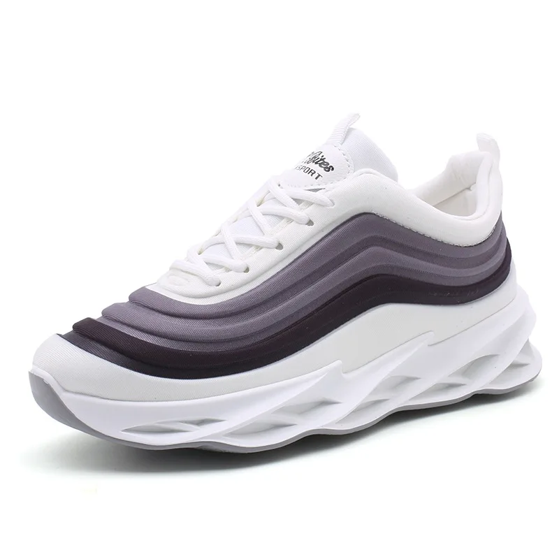 Кроссовки женские сетчатые на шнуровке Вулканизированная подошва дышащие