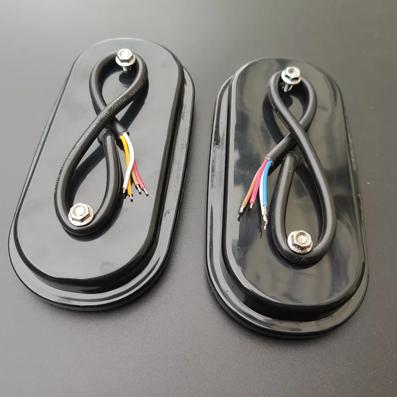 Задние светодиодсветодиодный фонари для пар лодок прицепов водонепроницаемые