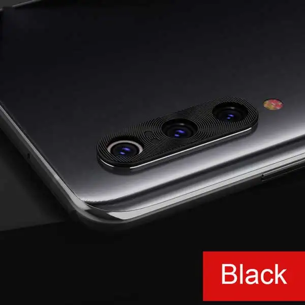 Black Metal Ring Защитное металлическое кольцо для объектива камеры для Xiao mi Red mi Note 8 7 K20 Pro mi 9T 9 8 SE A2 mi x 3 задняя крышка для объектива камеры защитный чехол - Цвет: Black Metal Ring
