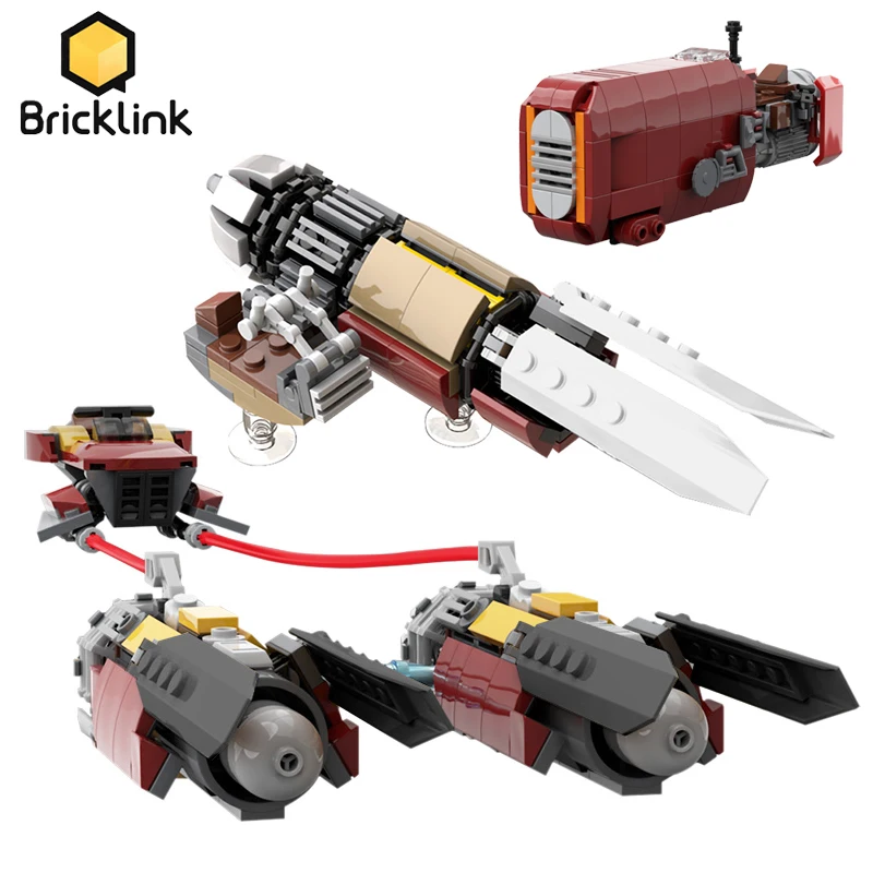 Конструктор Звездный фильм Bricklink мандалорианс земля воздушный корабль Маршалл