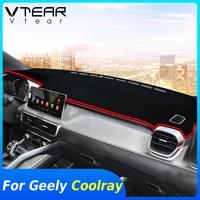 vtear for geely coolray sx11 interior dashboard cover non slip pad dash mat car styling decoration carpet accessories parts 2020
