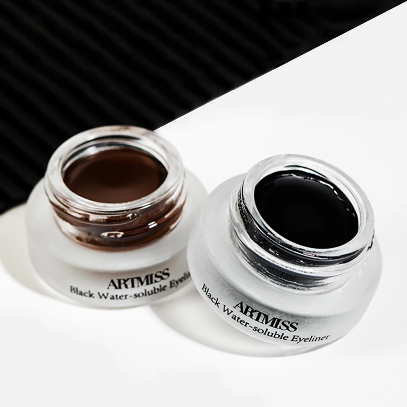 1 шт. черная Водостойкая Подводка для глаз крем Макияж Красота Comestics длительный