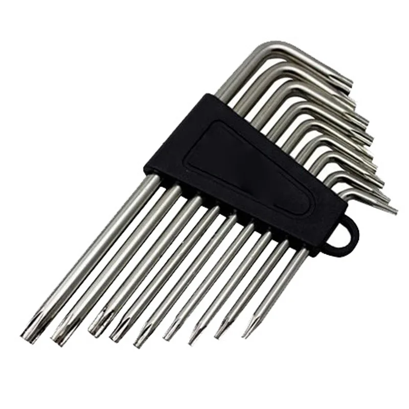 

9pcs Wrench Combination Set HRC52-54 Hex T6/T7/T8/T9/T10/T15/T20/T25/T27