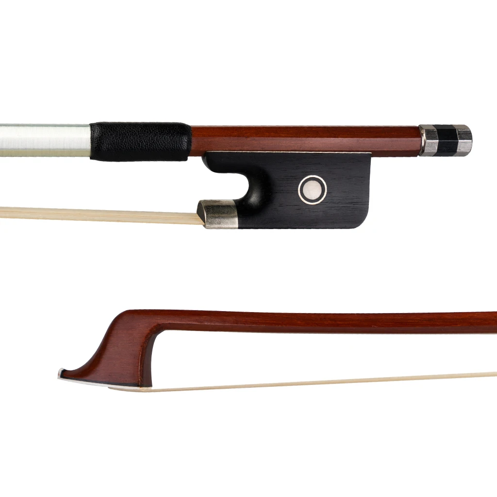 Brazilwood Cello Bow 4/4 Full Size With Ebony Frog And Octagonal Silver Mount Well Balanced Light Weight Real Mongolia Horsehair