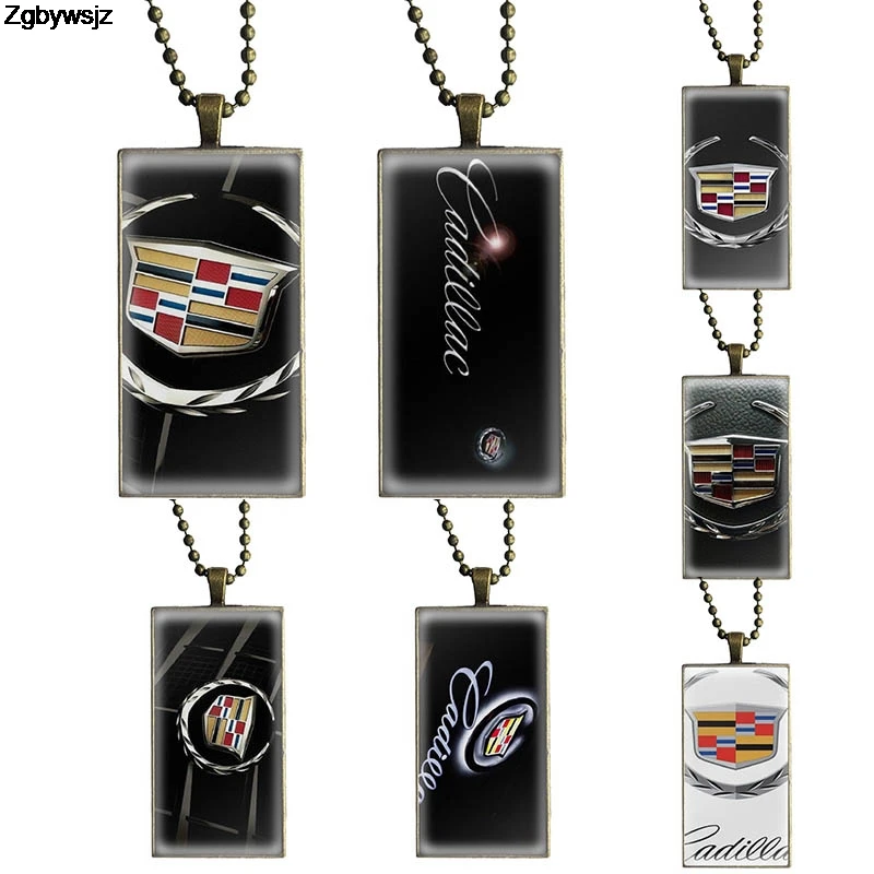 Женские вечерние ожерелья с логотипом автомобиля Cadillac ожерелье из стекла
