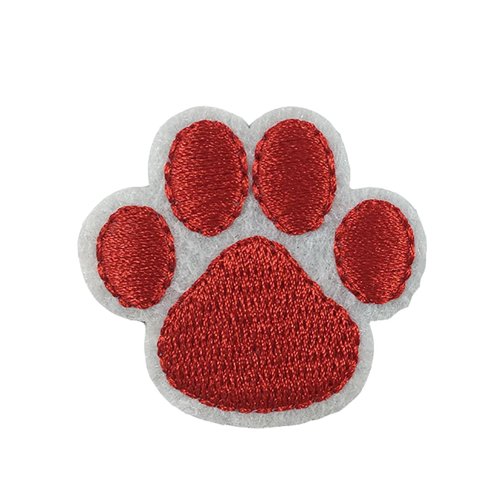 Разноцветные нашивки с принтом собачьей лапы товары ручной работы для