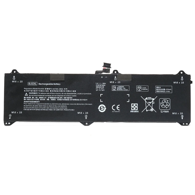 GZSM Аккумулятор для ноутбука OL02XL hp EliteBook Elite x2 1011 G1 аккумулятор HSTNN DB5Z 7 4 В 33Wh