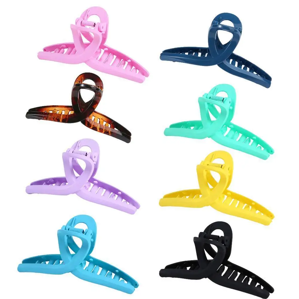 

Korean Sweet Candy Color Hair Claws Barrettes Hairclips Hairgrip Hair Headwear Accessories Hairpins C1M4