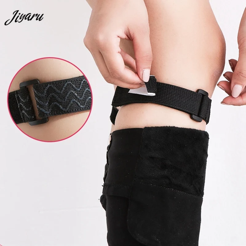New Women Shoelaces Boots Belt Strap Shoe Laces for Lock Holding Loose Boot Belt Adjustable Adhesive Tape Shoes Accessories