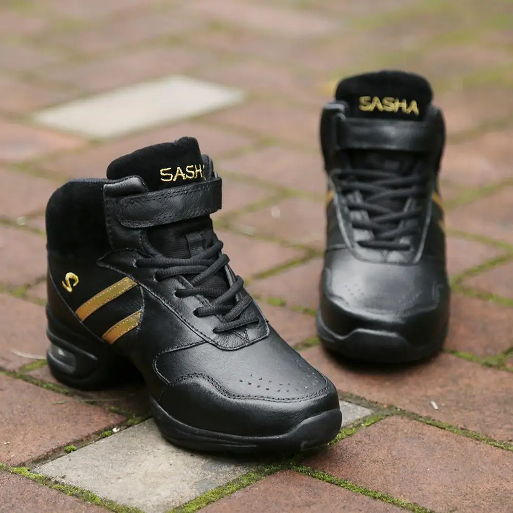 Dance Sneakers Women Dancing Leather Shoes Ballroom Sports Jazz Three Colors Breath Feature Soft-Outsole Wholesale | Спорт и