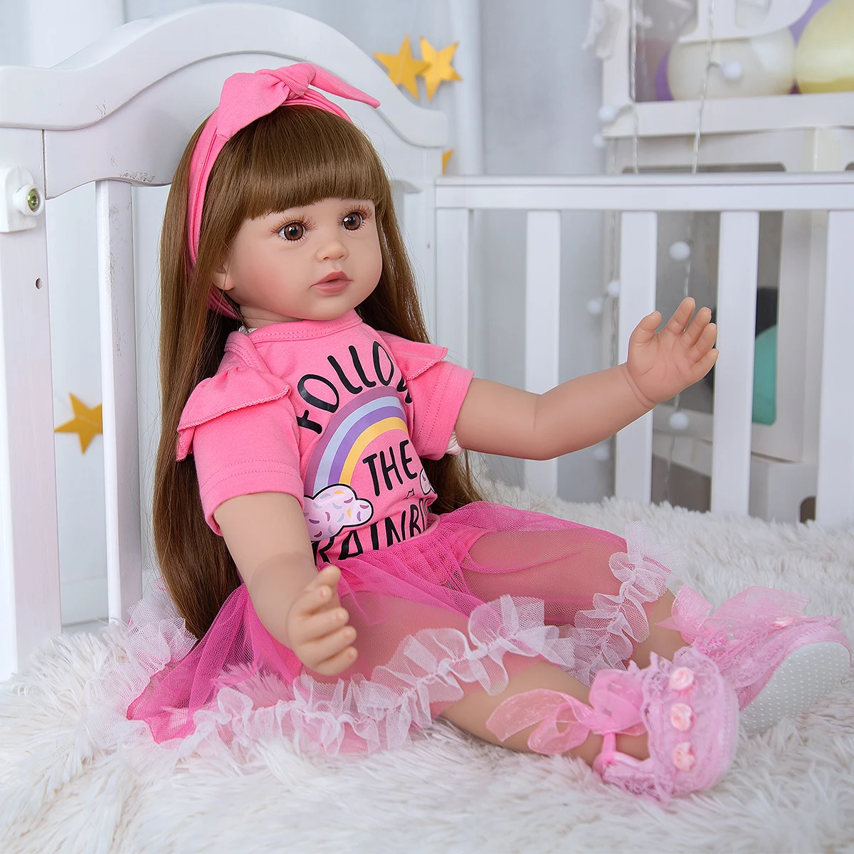 

Кукла реборн, 24 дюйма, 60 см