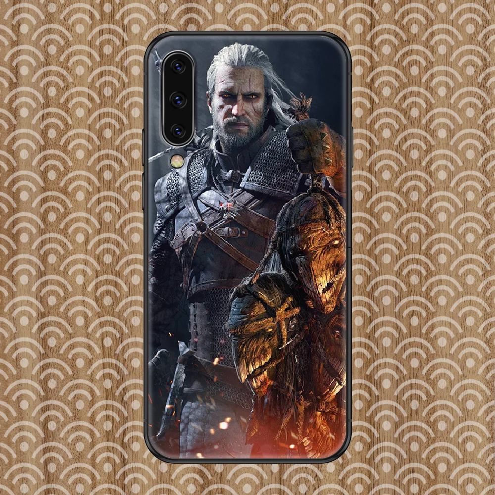

Witchers Game Phone case For Samsung Galaxy A 3 5 7 8 10 20 21 30 40 50 51 70 71 E S 2016 2018 4G black 3D hoesjes silicone