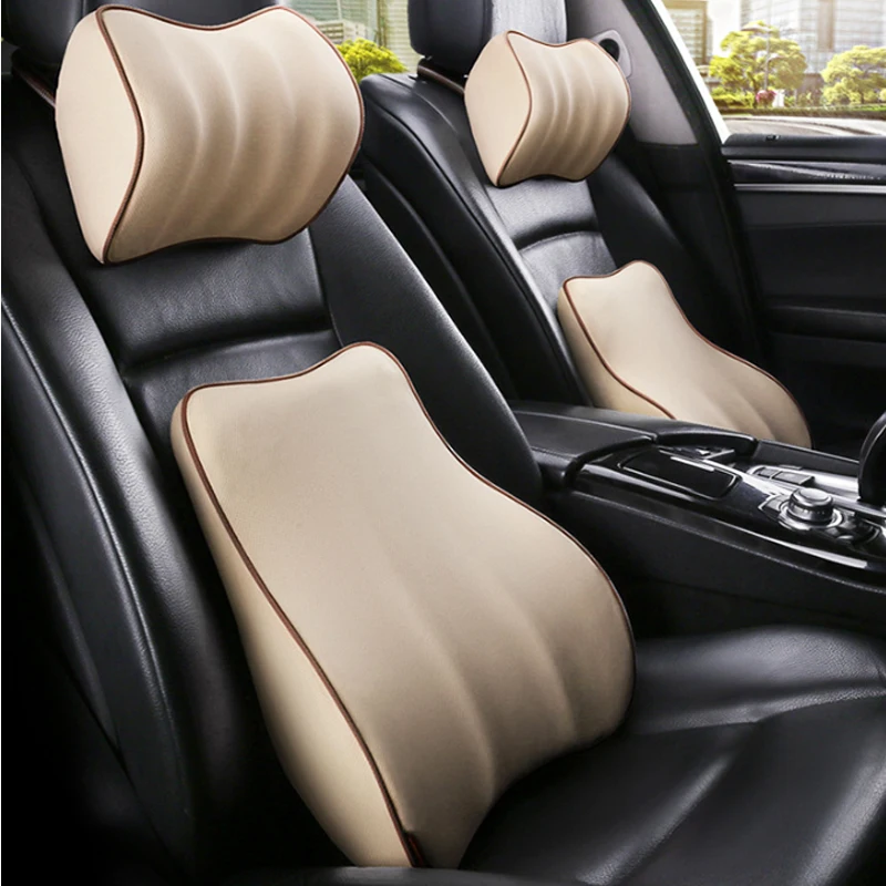 

Car seat cushion car neck pillow seat headrest pillows Memory Foam relieve fatigue best quality