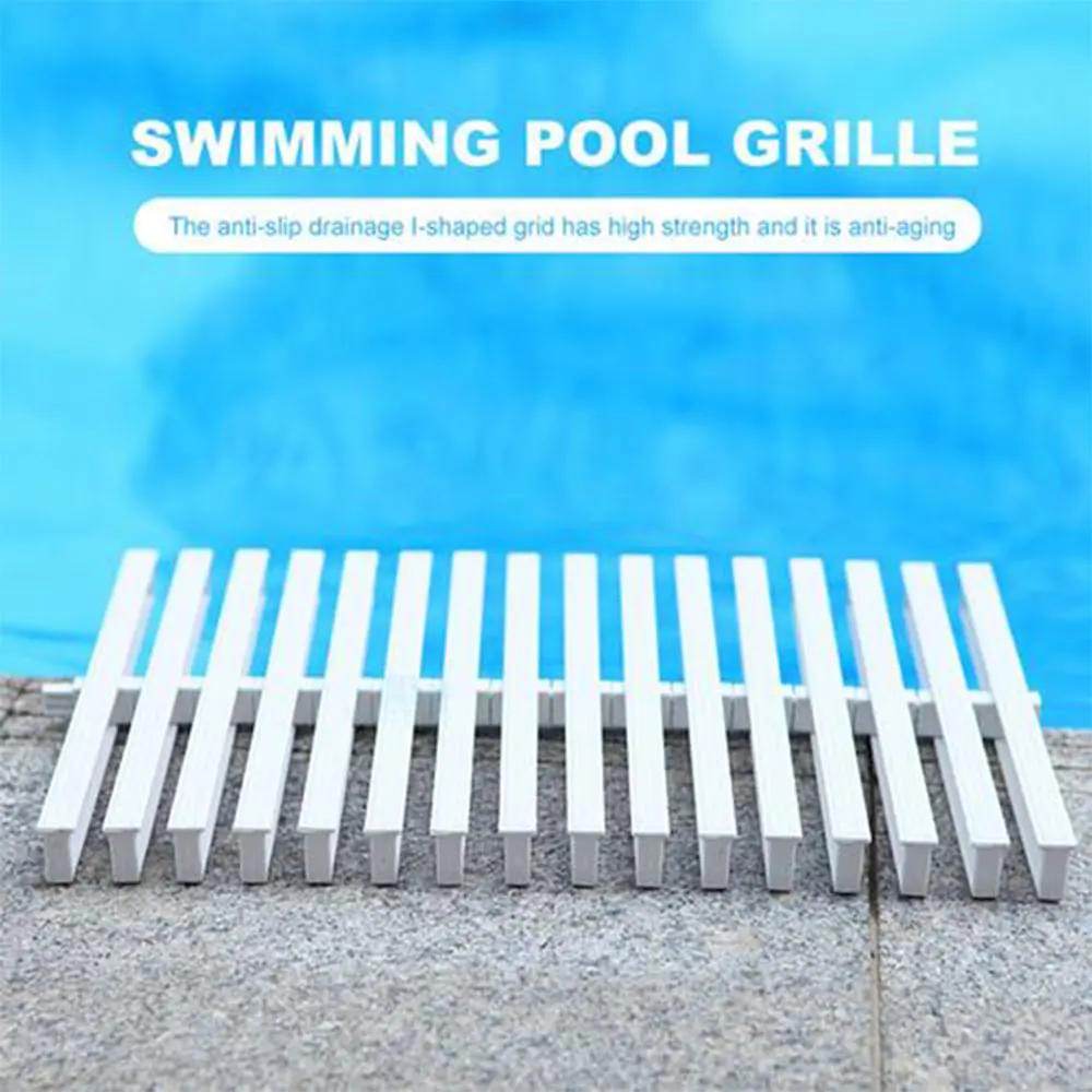 

Swimming Pool Overflow Grid Non-slip Board Swimming Pool Water Drain Grille Swimming Pool Equipment Accessories summer new