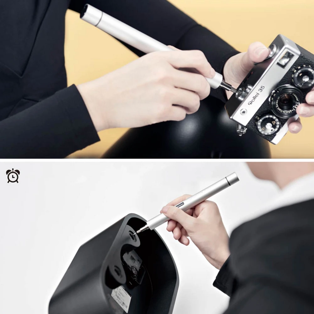 Портативная электрическая мини отвертка двойная мощность точный набор