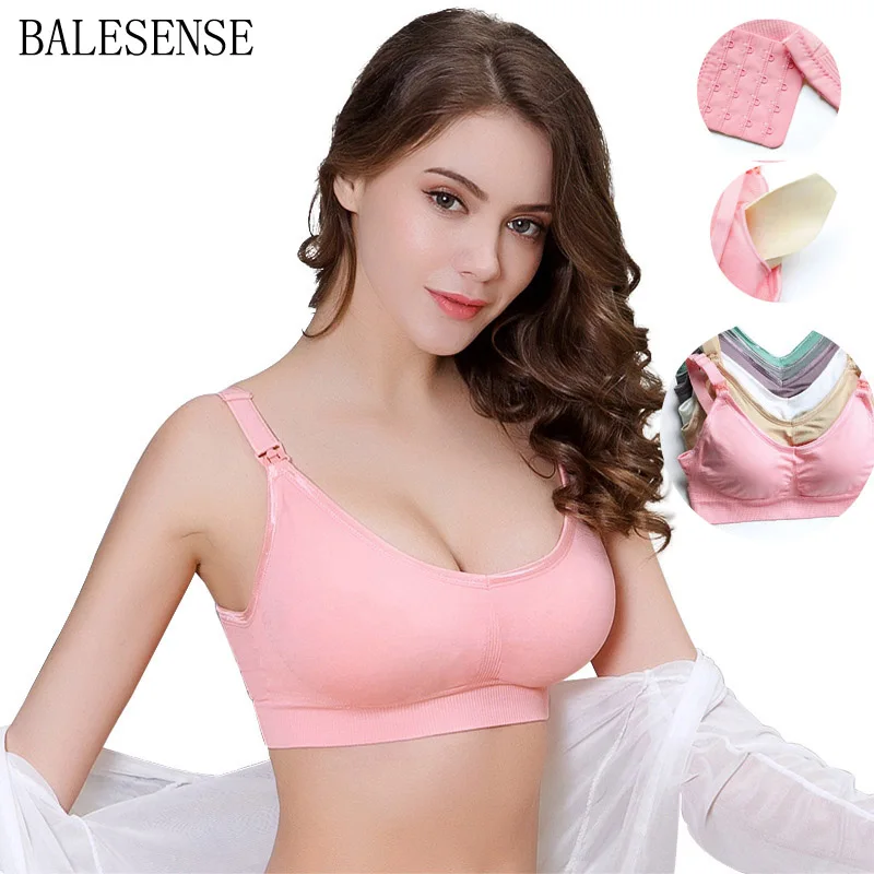 Хлопковый Бюстгалтер для кормления грудью спереди застежка грудного