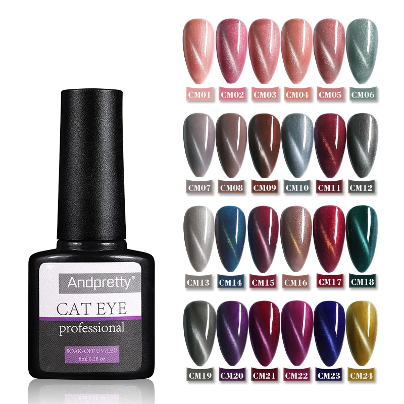 Клей для лака ногтей 3D кошачий глаз УФ-Гель-лак блеск яркий Полупостоянный