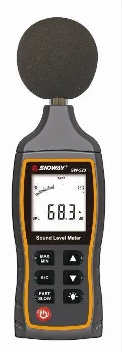 SNDWAY цифровой измеритель уровня звука с подсветкой шума точностью 30 130 дБ 1 5 ЖК