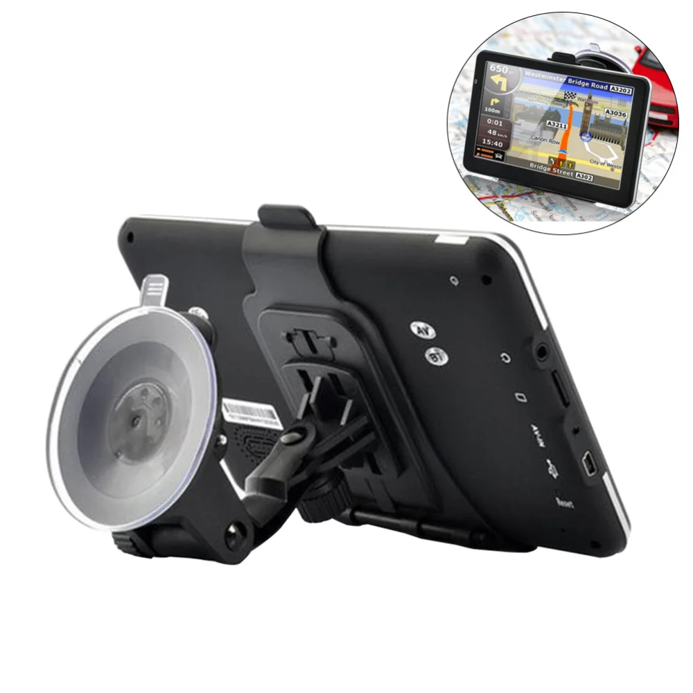 

7 inch 128MB 4GB GPS Navigator Satellite Nav Multimedia Player for Truck Car Lorry - Euro Map (Black)