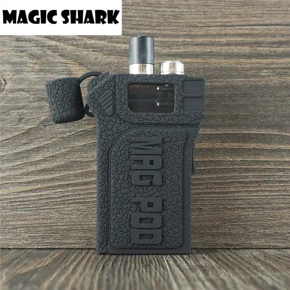 1 шт. модный противоударный силиконовый резиновый чехол для Smok Mag Pod Vape Kit черный