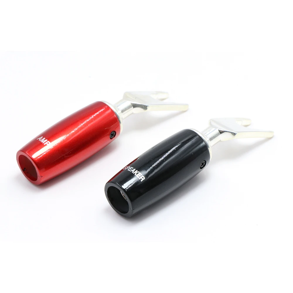 4 шт. Серебристые мульти-пики серии 500 для аудиокабеля динамика разъем кабеля |