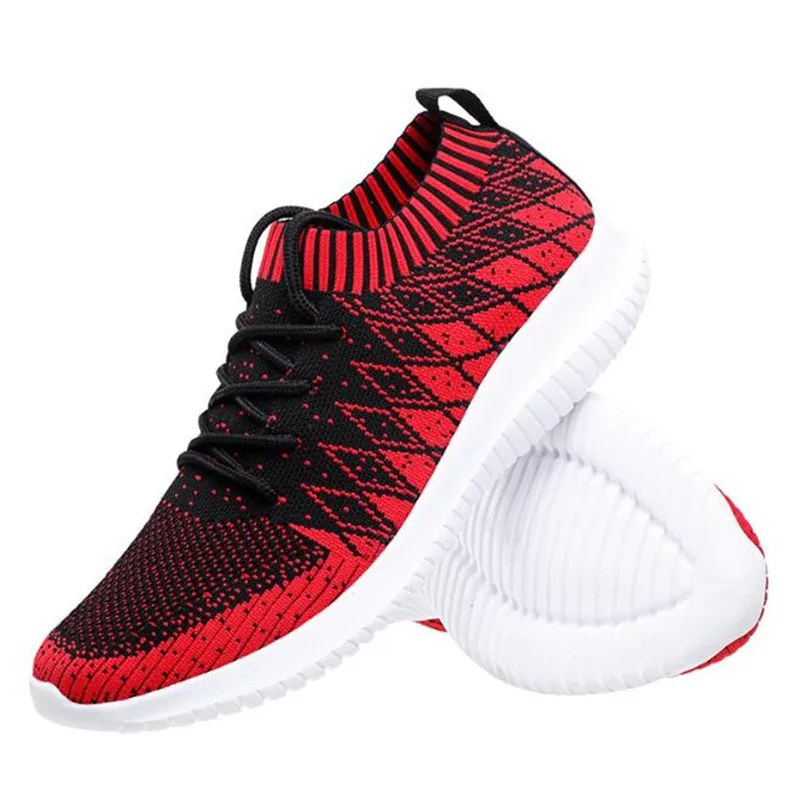 

2020 New Summer Men Casual Shoes Breathable Mesh Sneakers Athletic Shoes Breathable Walking Footwear Male Running Sport Shoes