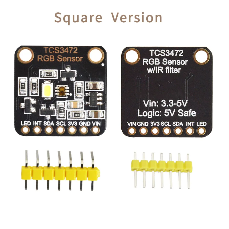 Модуль распознавания цветного датчика TCS34725 RGB макетная плата IIC для Arduino