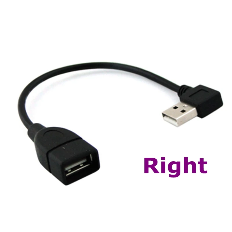 0.3m 0.5m 1m USB 2.0 A Male-to-Female 90-Point Extension Cable Used for Computer Mobile Phone Car Charging | Компьютеры и офис