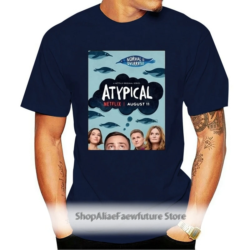 

NEW ATYPICAL T SHIRT Tv Show Season 1 SMALL MEDIUM LARGE Or XL