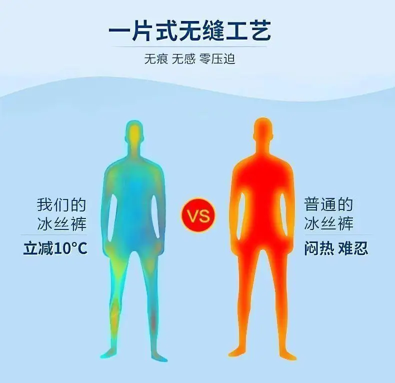 

Summer quick-drying mesh ice silk stretch men air-conditioning casual thin Korean student plus size slim-fit trousers tide