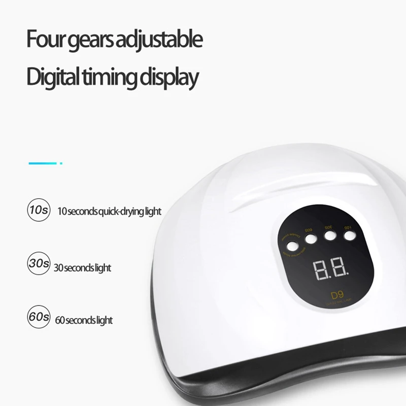 114W UV Led Lamp Phototherapy Nail Dryer with Auto Sensor for Fingernail and Toenail | Красота и здоровье