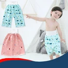 Удобные многоразовые юбки-шорты, 2 в 1, брюки для мальчиков и девочек, абсорбирующие шорты, защищающие от протекания юбки, коврик, чехол, подарок