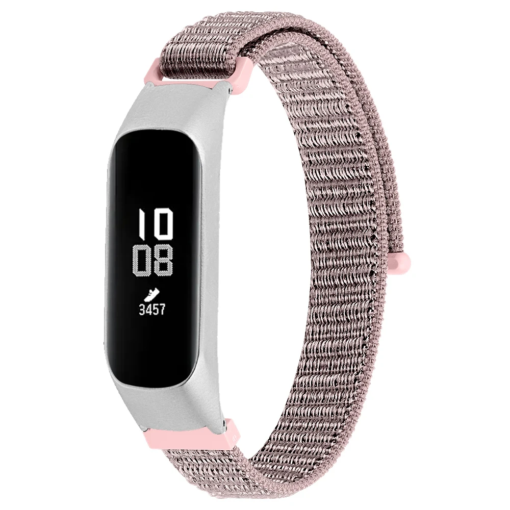 Сменный нейлоновый ремешок для Samsung Galaxy Fit-E R375 Холщовый наручных часов стальной с