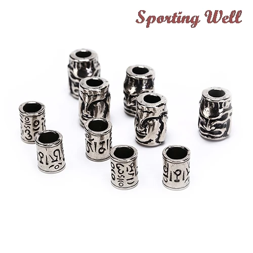 5 шт./лот Паракорд бусины Металлические Подвески Череп для Паракорда аксессуары