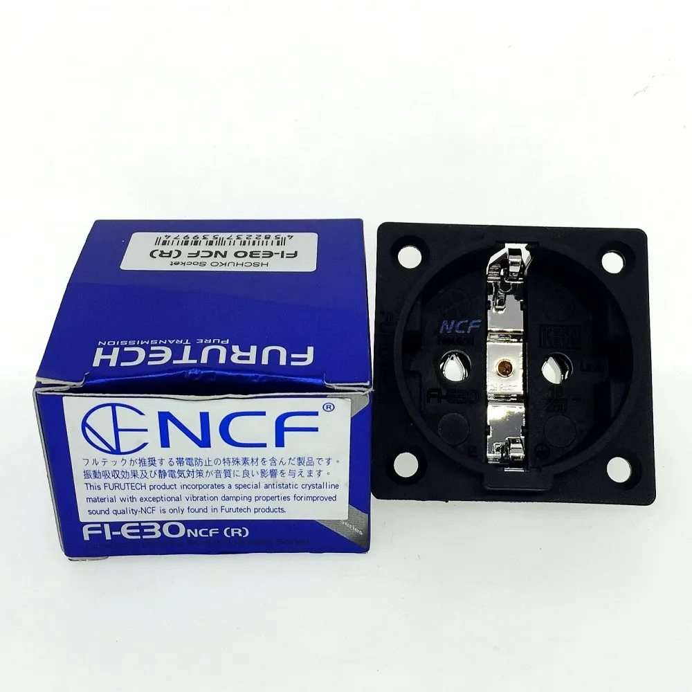 Розетка Furutech FI-E30 NCF Nano Crystal Schuko шасси европейского стандарта оригинальные