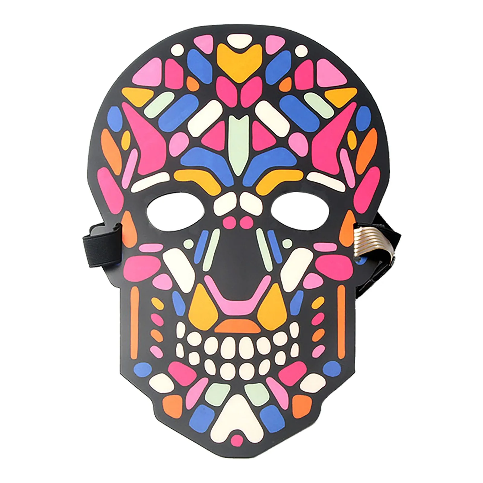 Новинка светодиодная маска на Хэллоуин праздник маскарад музыкальная вечеринка